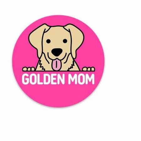 GOLDEN MOM STICKER - Jersey Border Collars