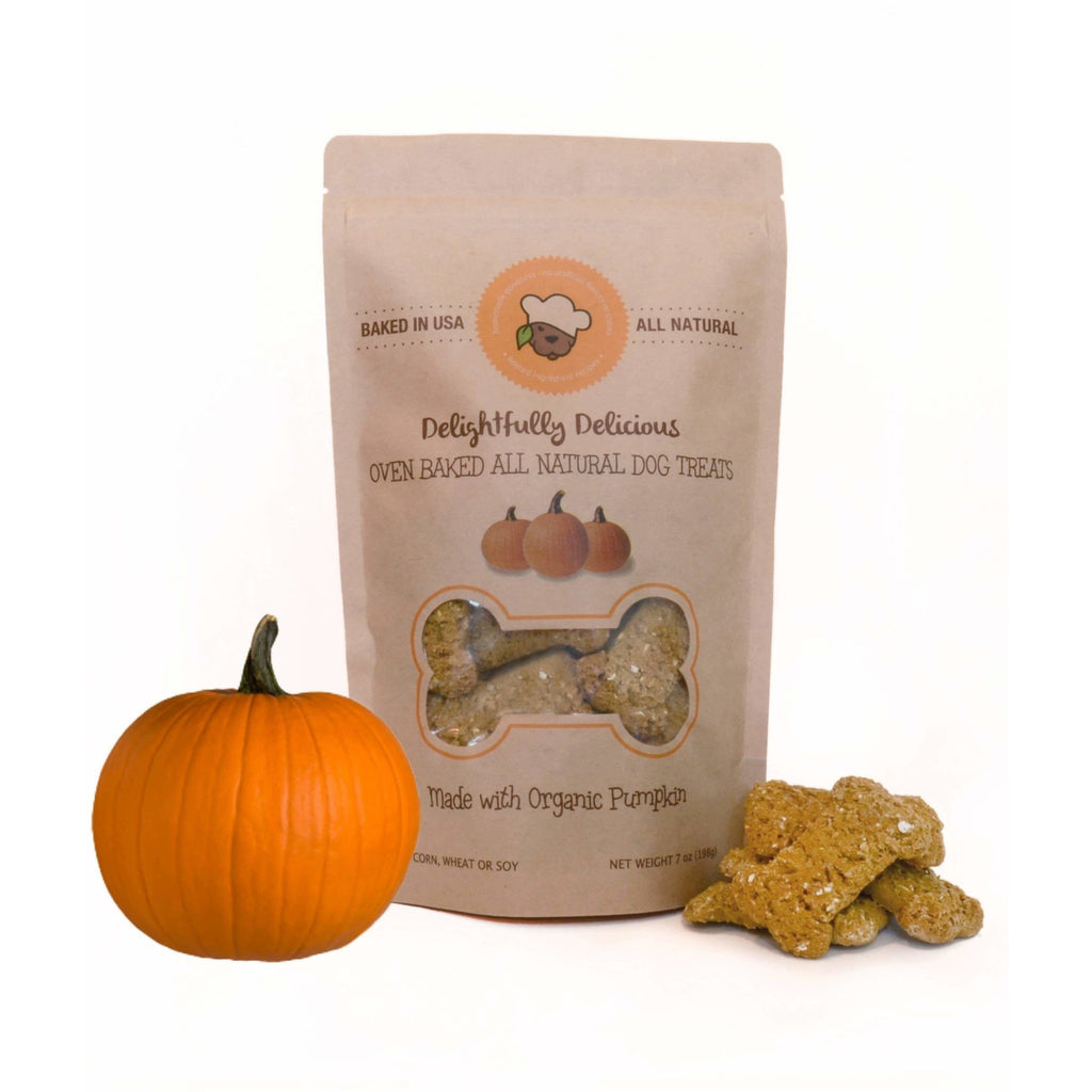 Oven Baked Organic Sweet Pumpkin Dog Treat - Jersey Border Collars