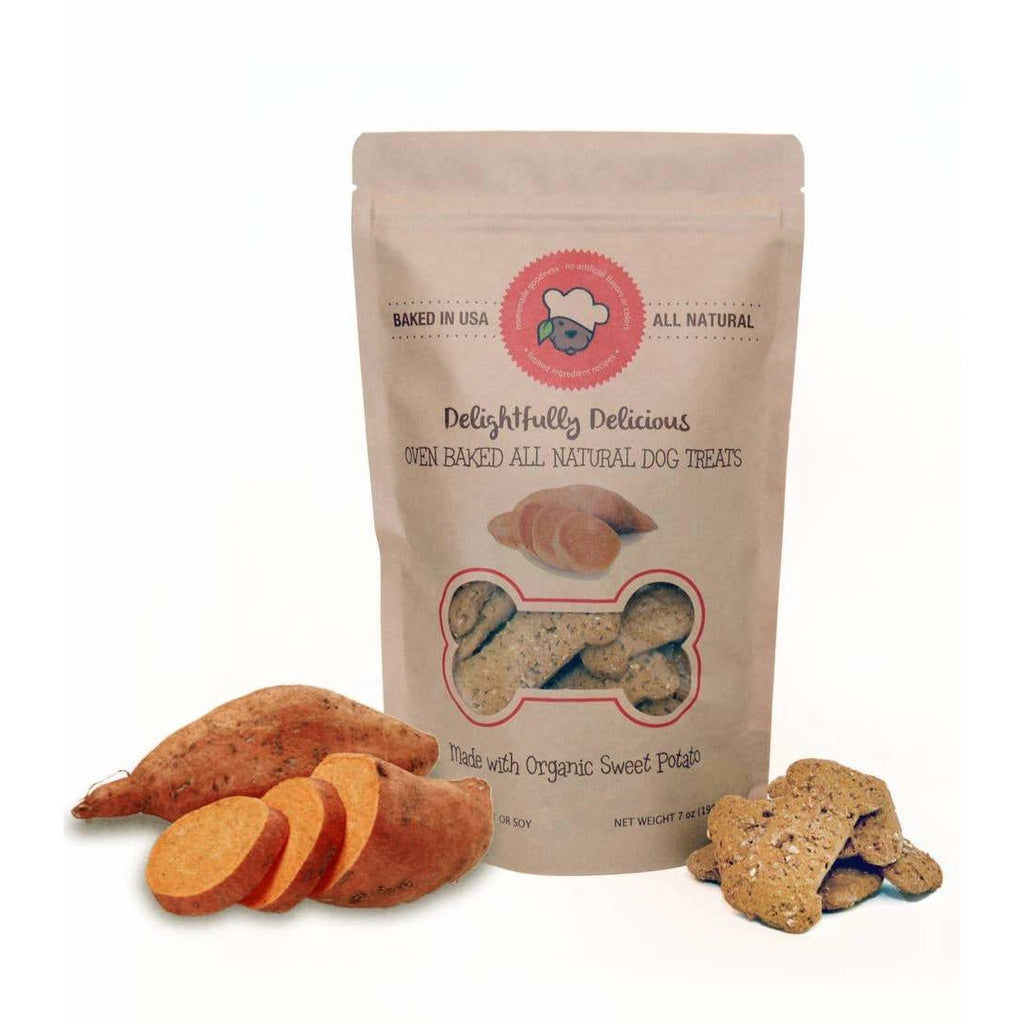 Oven Baked Organic Sweet Potato Dog Treat - Jersey Border Collars