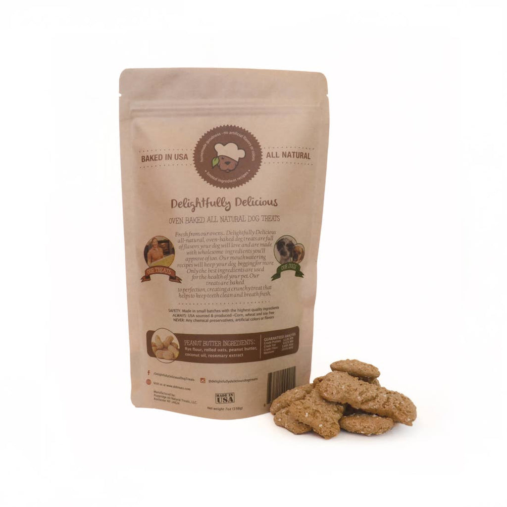 Oven Baked Organic Peanut Butter Dog Treat - Jersey Border Collars