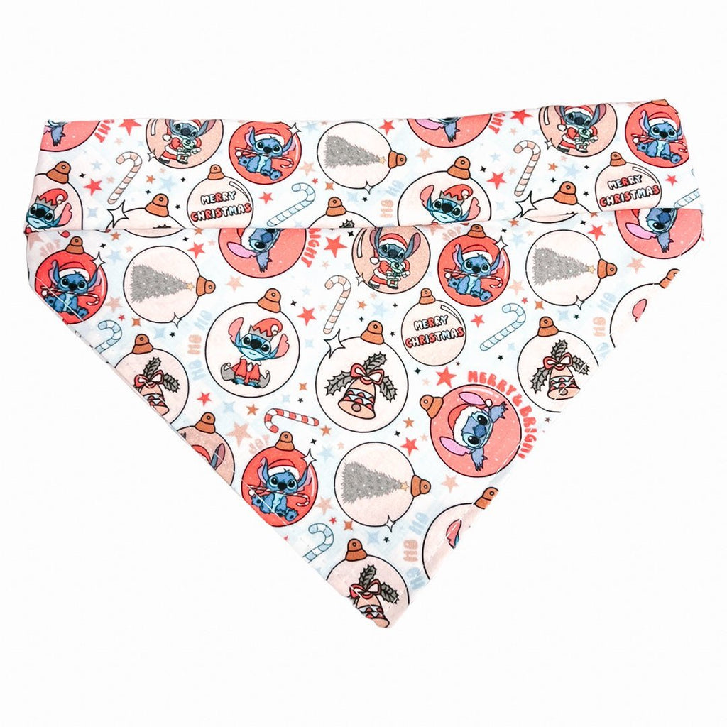 Stitch Christmas Bandana - Jersey Border Collars