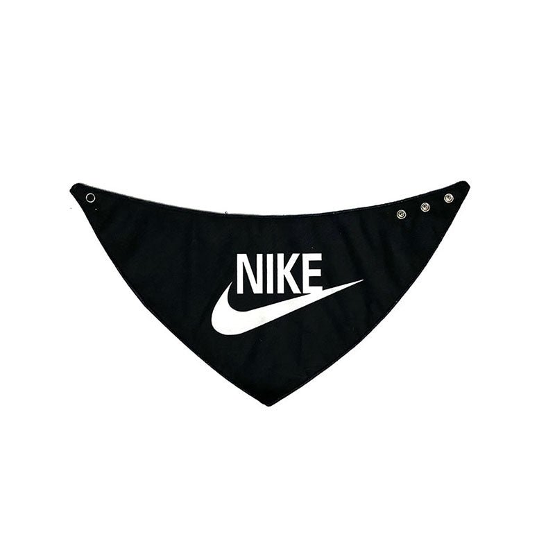 Black / White Athletic Sports Pet Bandana - Jersey Border Collars