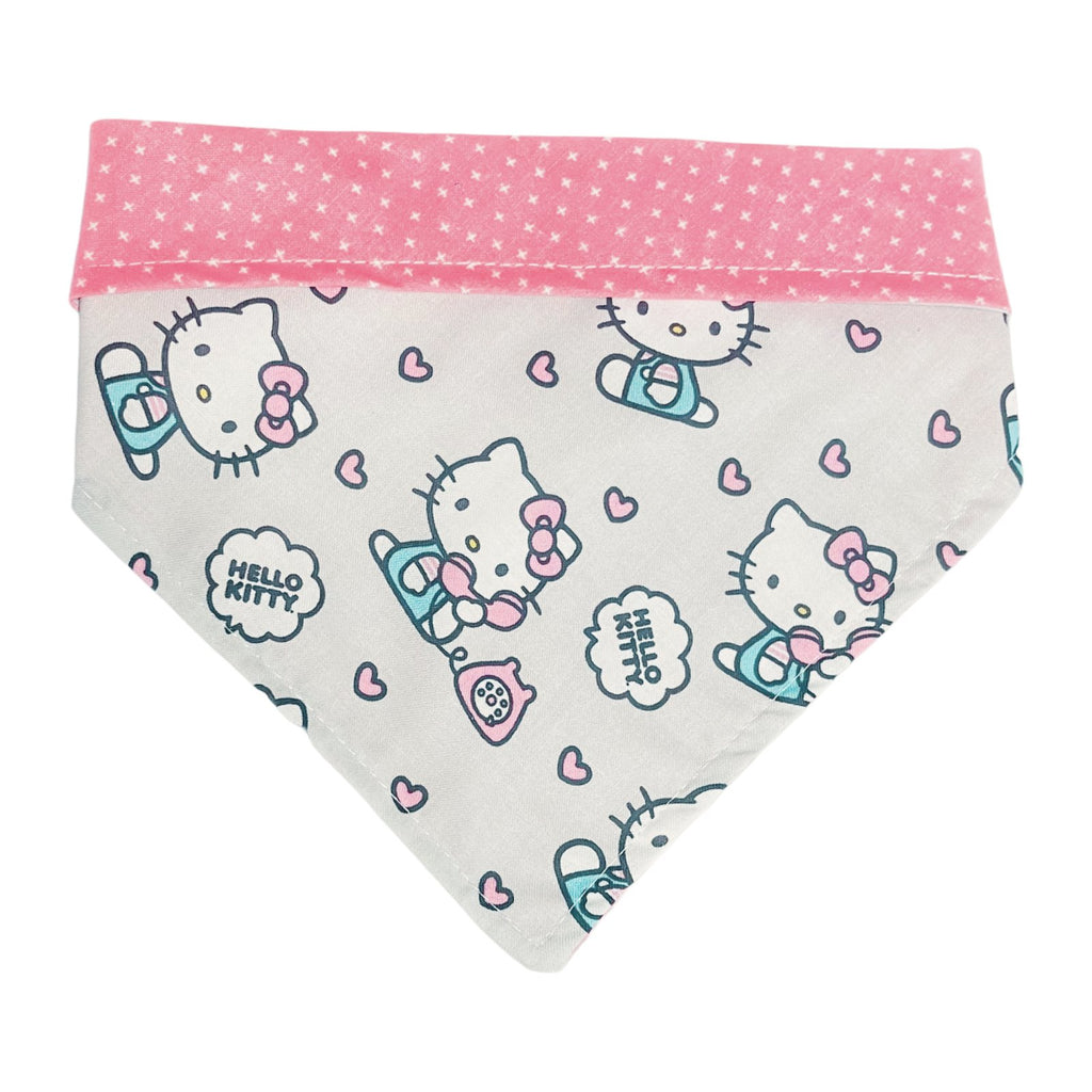 Hello Kitty Bandana - Reversible - Jersey Border Collars