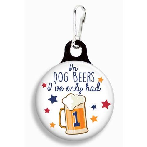 Dog Beers Collar Charm - Jersey Border Collars