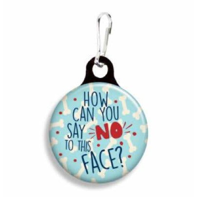 Say No to This Face Collar Charm - Jersey Border Collars