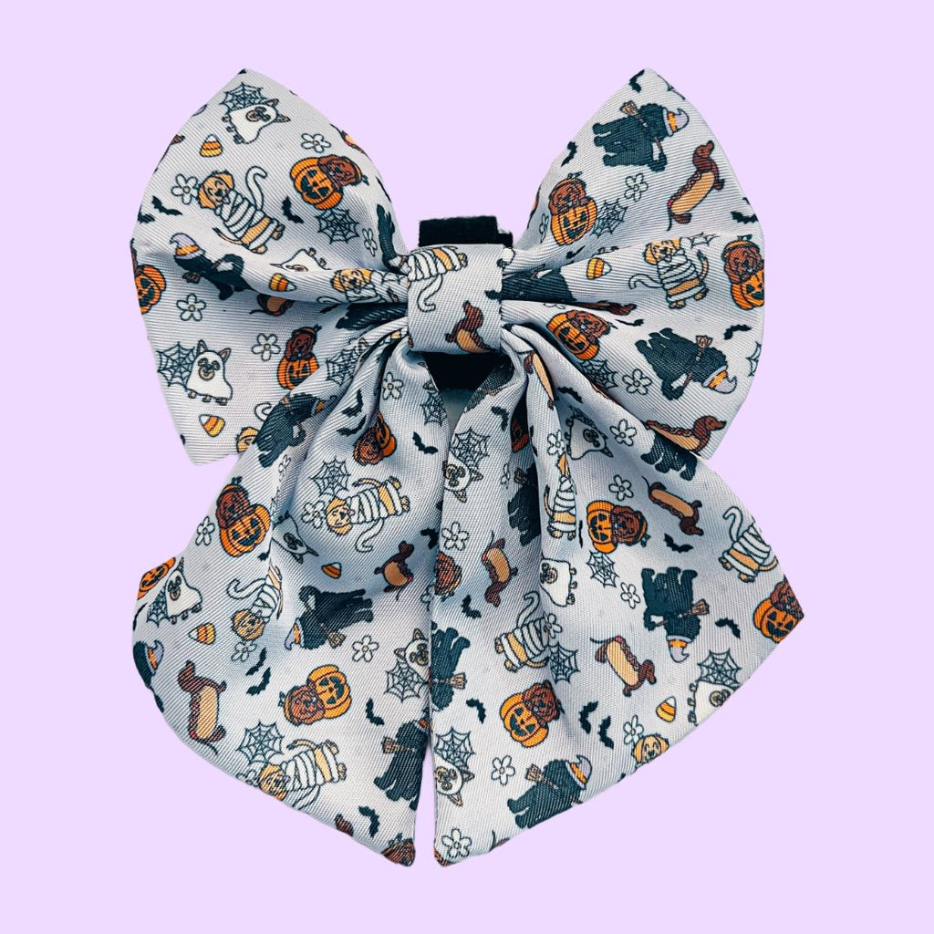 Howl - O - Weenie Sailor Bow Tie - Jersey Border Collars