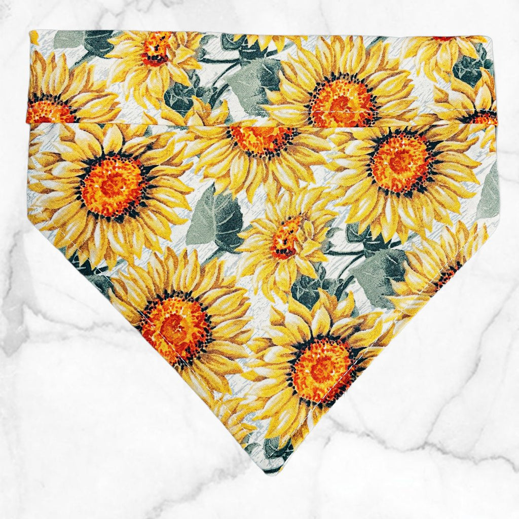 Sunflower Bandana - Jersey Border Collars