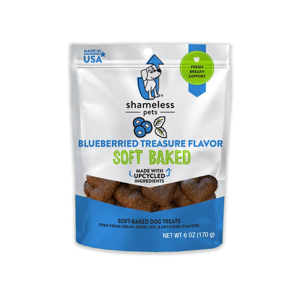 Blueberried Treasure Soft Baked Dog Treats - Jersey Border Collars