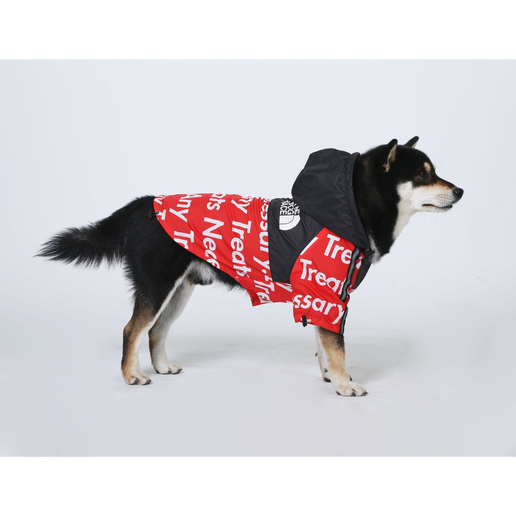 The Dog Face Red Windbreaker Jacket - Jersey Border Collars