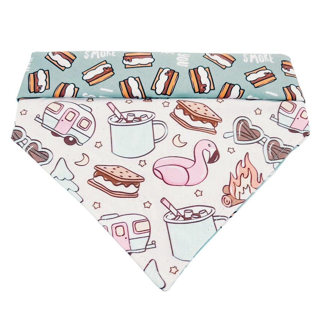 I Love You S'More / Camping Bandana - Jersey Border Collars