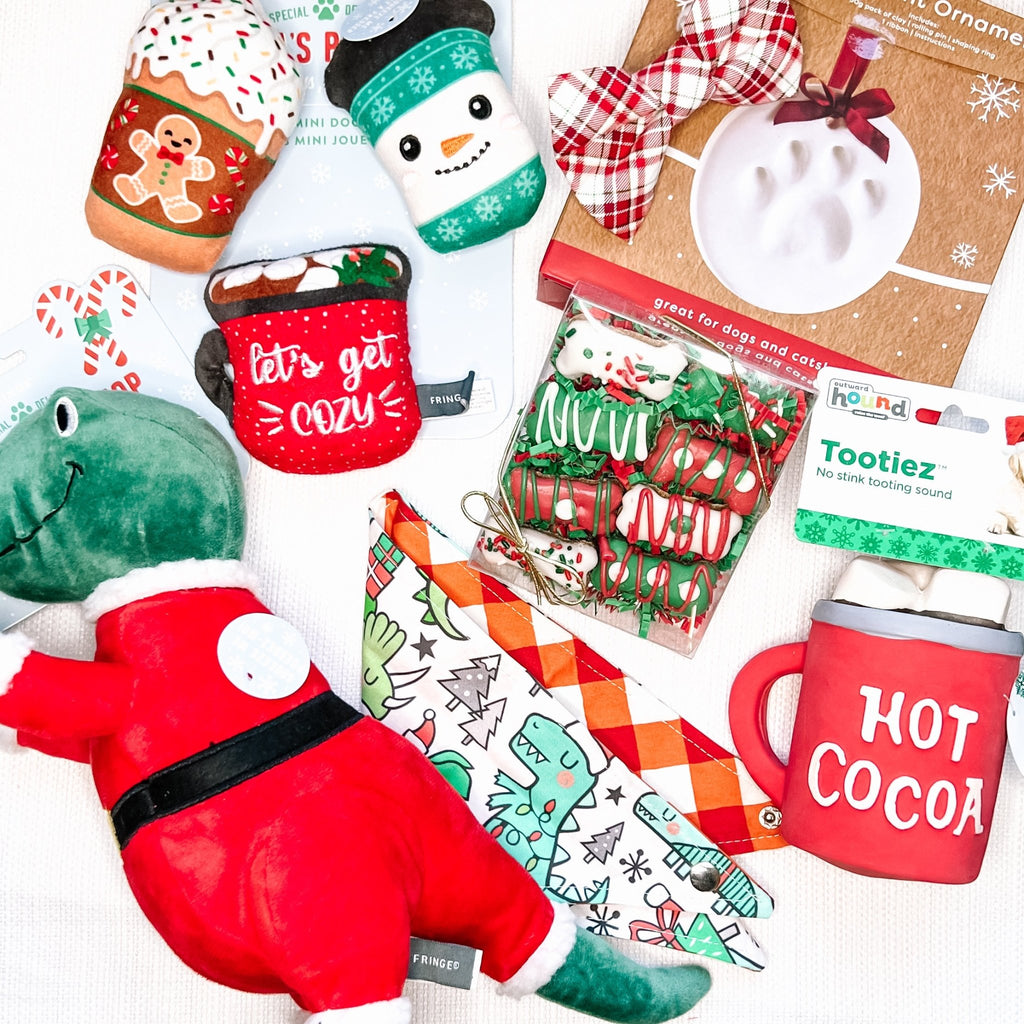 Christmas Doggy Box - Bandana Included - Jersey Border Collars