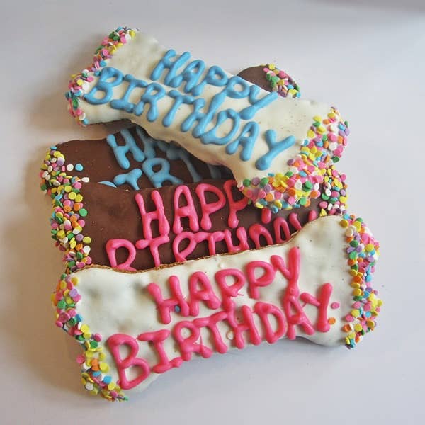 Happy Birthday Treat Assortment - Jersey Border Collars