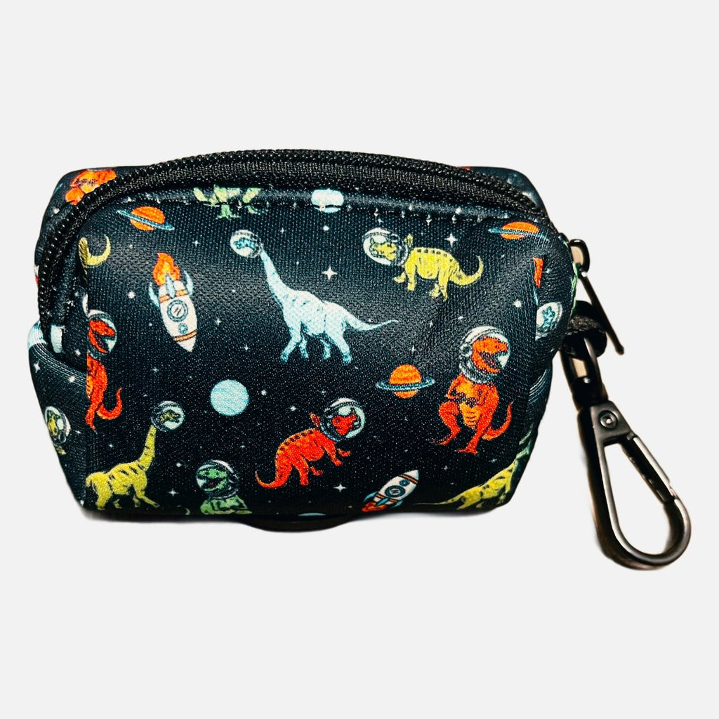 Space Dino’s Waste Bag Holder - Jersey Border Collars