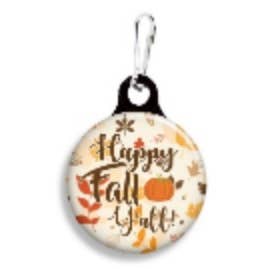 Happy Fall Y'all Collar Charm - Jersey Border Collars