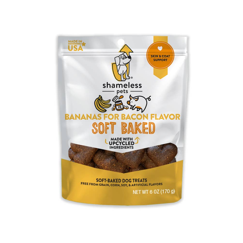 Bananas For Bacon Soft Baked Dog Treats - Jersey Border Collars