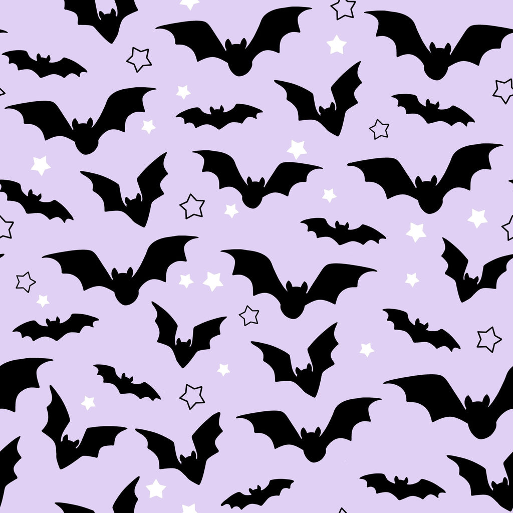 Purple Bats Bandana - Jersey Border Collars