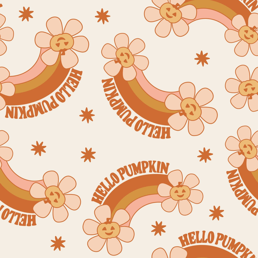 Hello Pumpkin Bandana - Jersey Border Collars