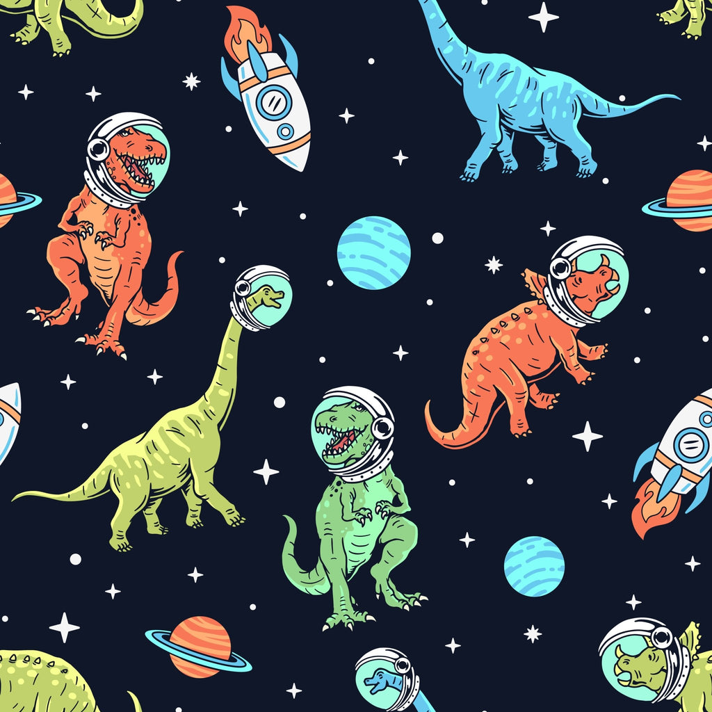 Space Dinos Bandana - Jersey Border Collars