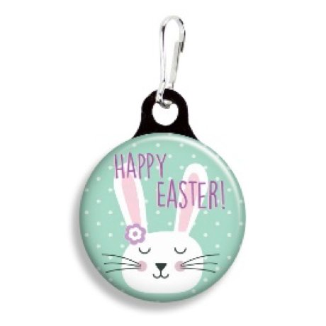 Easter Bunny Easter Collar Charm - Jersey Border Collars