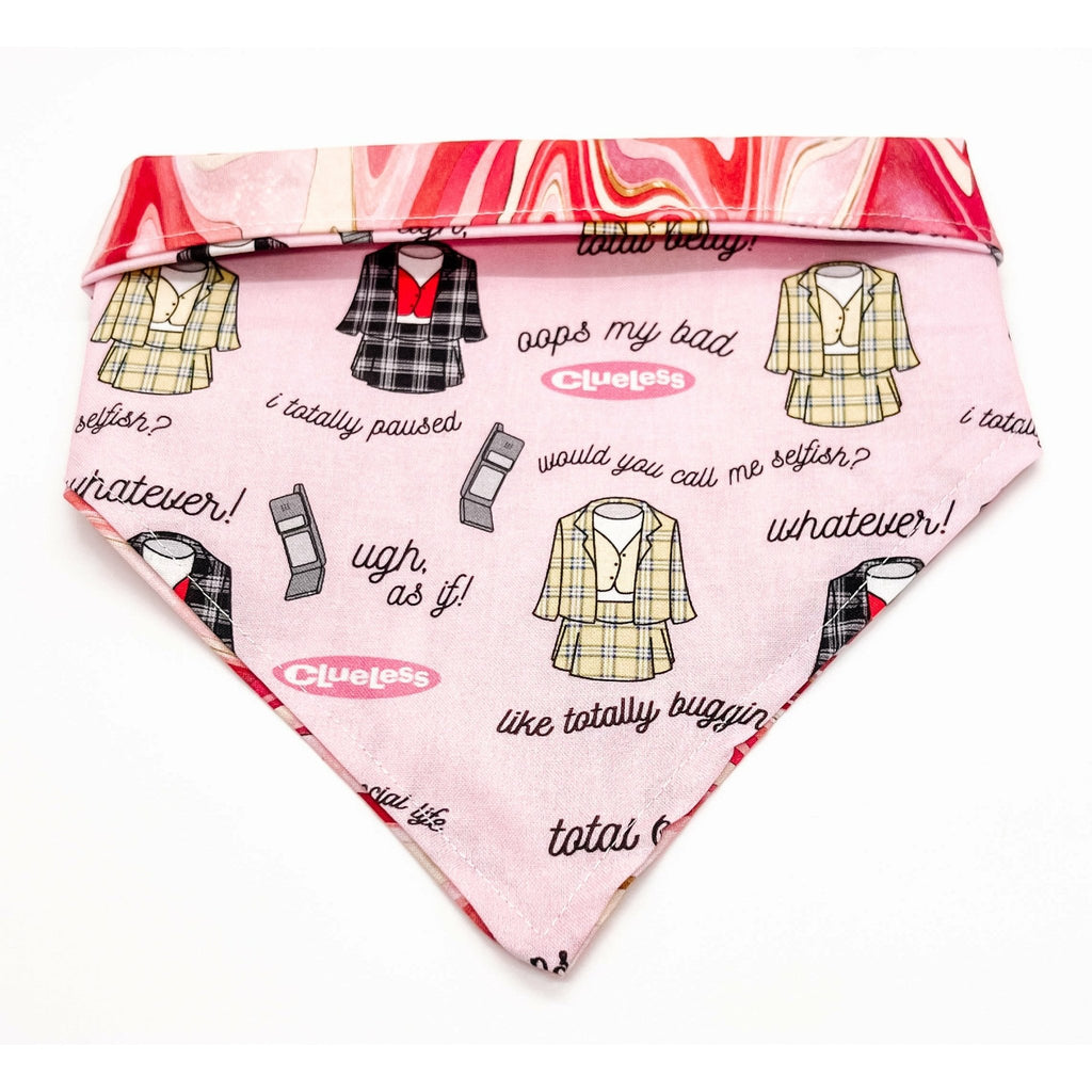 Clueless Bandana - Reversible - Jersey Border Collars