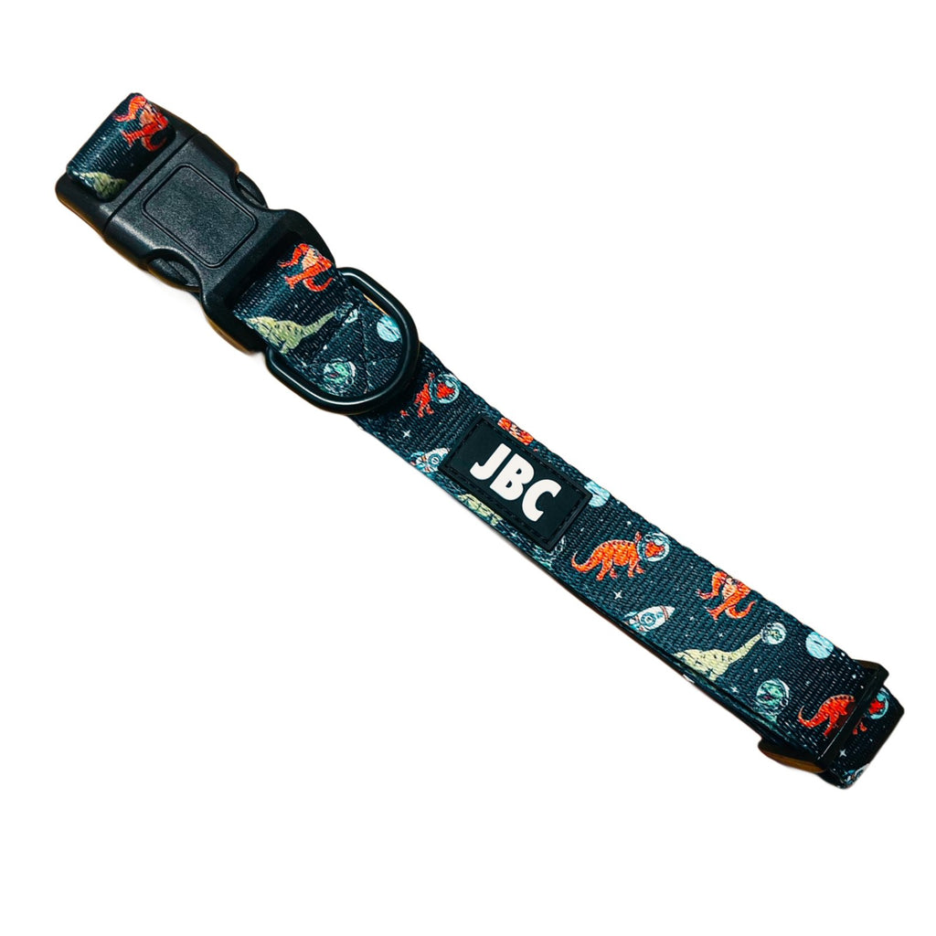 Space Dinos Collar - Jersey Border Collars