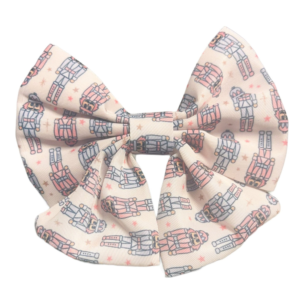 Pink Nutcracker Sailor Bow Tie - Jersey Border Collars