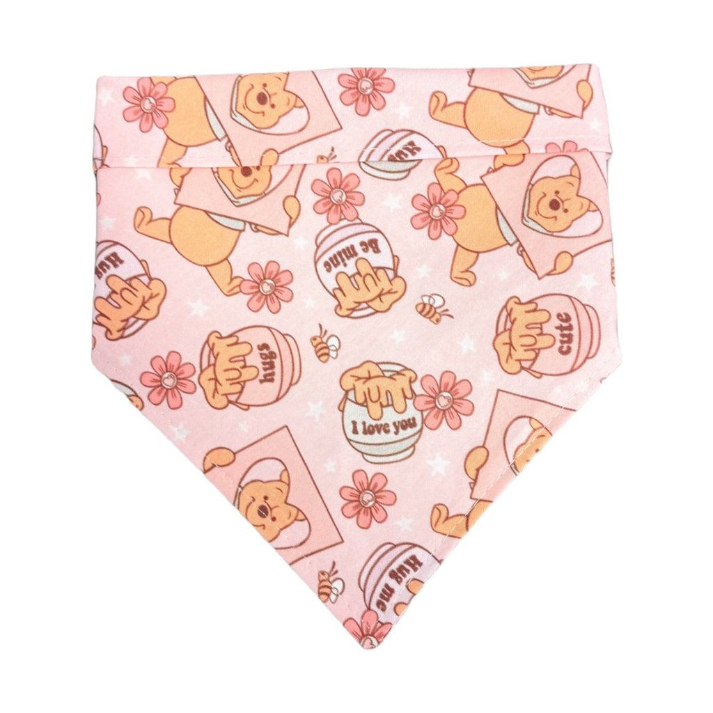 Pooh Bear Honey Pot Bandana - Jersey Border Collars