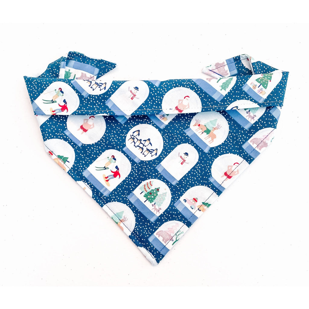 Snow Globe Bandana - Jersey Border Collars