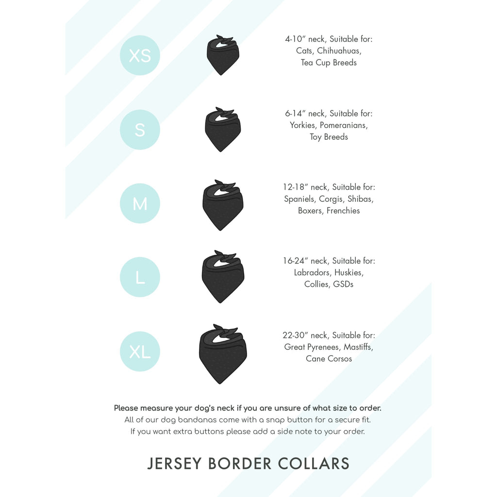 Food Truck Bandana - Jersey Border Collars