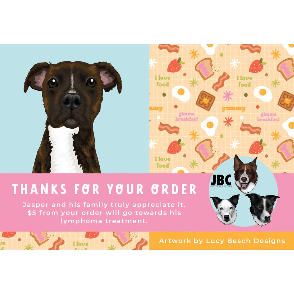 Jasper's Thanks A Brunch Fundraiser Bandana - Jersey Border Collars