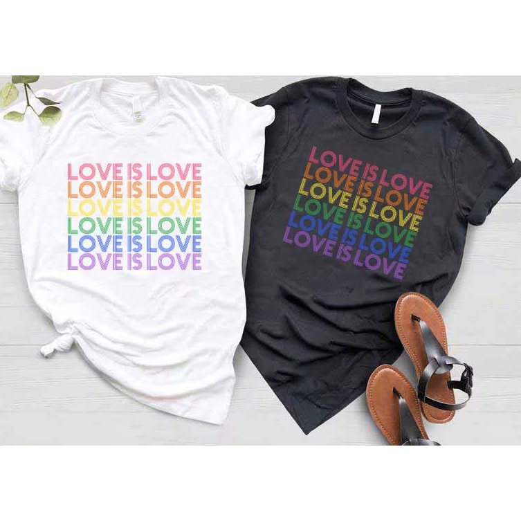 Love is Love T-Shirt - Jersey Border Collars