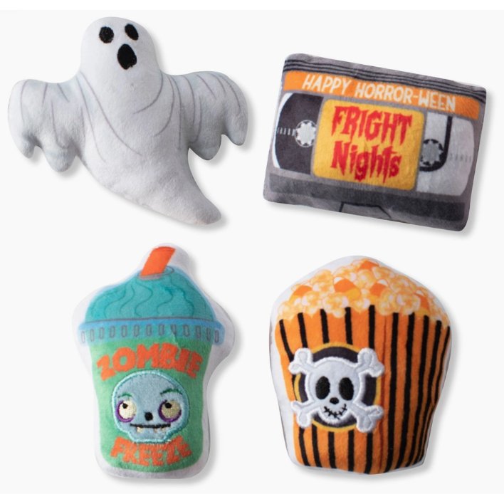 3 Piece Small Dog Toy Set - FRIGHT NIGHTS - Jersey Border Collars