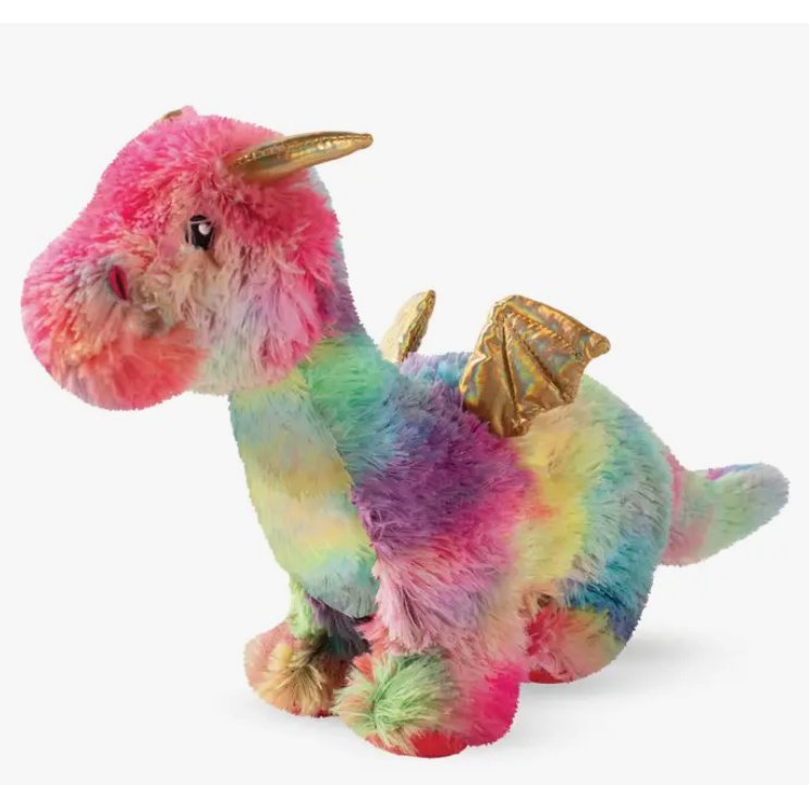 Plush Dog Toy - Rainbow Dragon - Jersey Border Collars