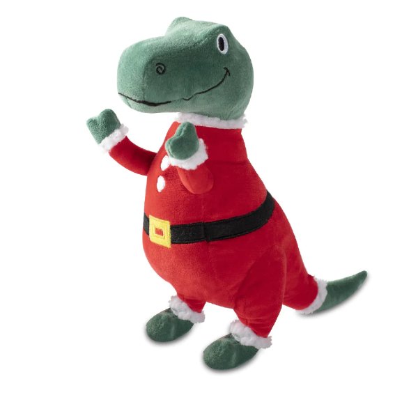 Santa Dino Dog Toy - Jersey Border Collars