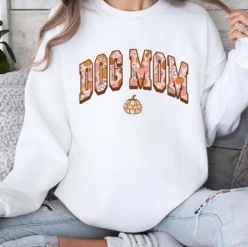 Dog Mom Fall Sweatshirt - Jersey Border Collars