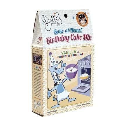 Vanilla Birthday Cake Mix w/Sprinkles & Frosting Mix - Jersey Border Collars