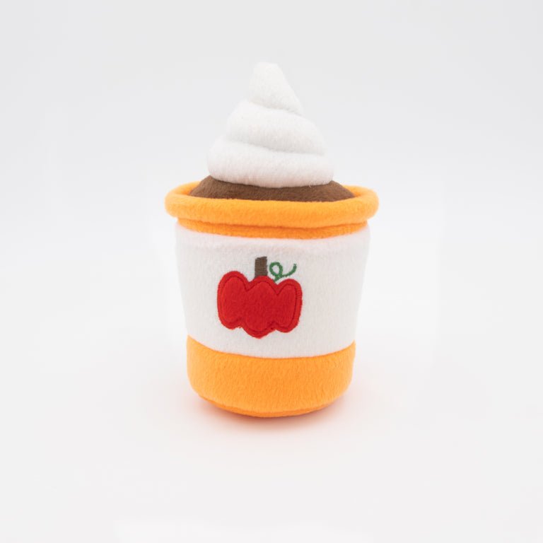 NomNomz® - Pumpkin Spice Latte Dog Toy - Jersey Border Collars