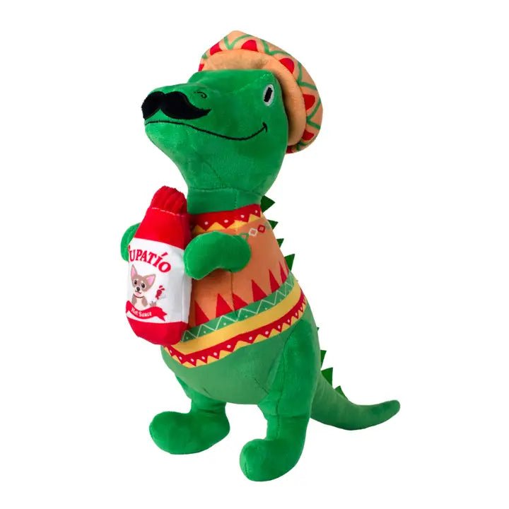 Fiesta Saurus Plush Dog Toy - Jersey Border Collars