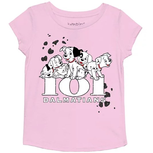 Disney's 101 Dalmatians Toddler Girl Logo Tee by Jumping Beans® - Jersey Border Collars