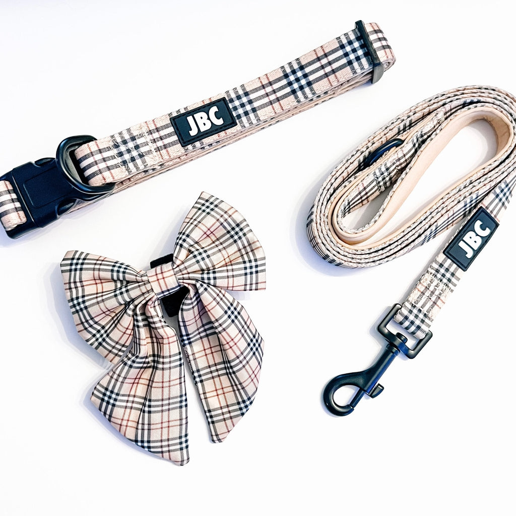 Barkberry Plaid Sailor Bow Tie - Jersey Border Collars