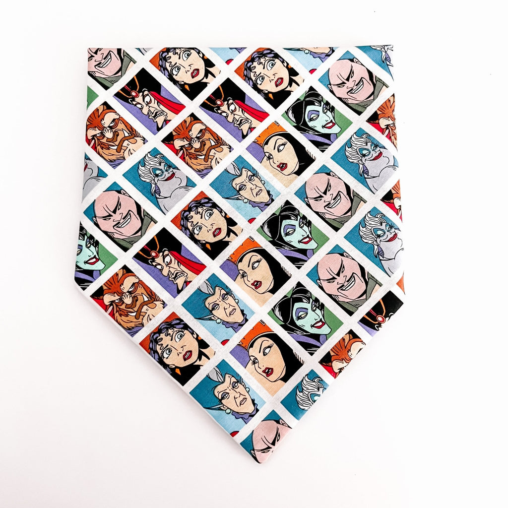 Disney Villains Bandana - Jersey Border Collars