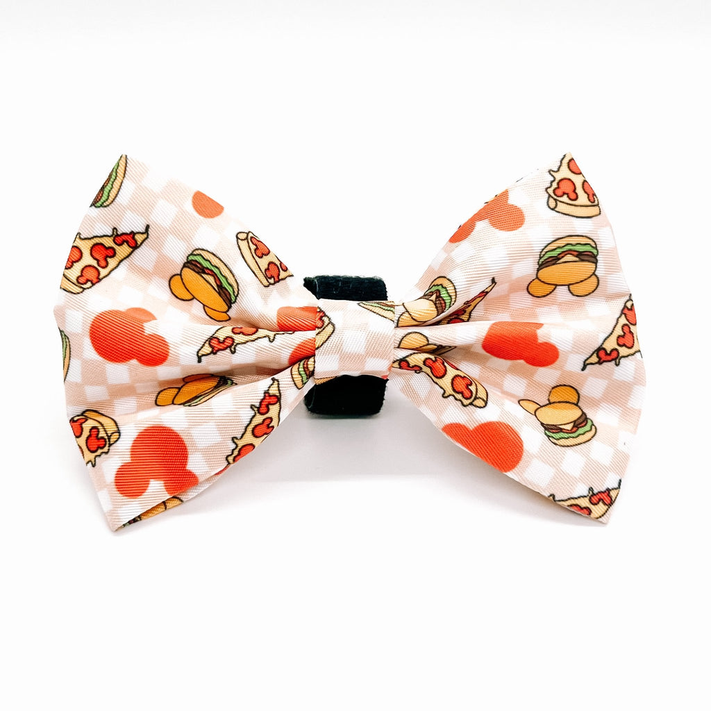 Mickey Fast Food Bow Tie - Jersey Border Collars