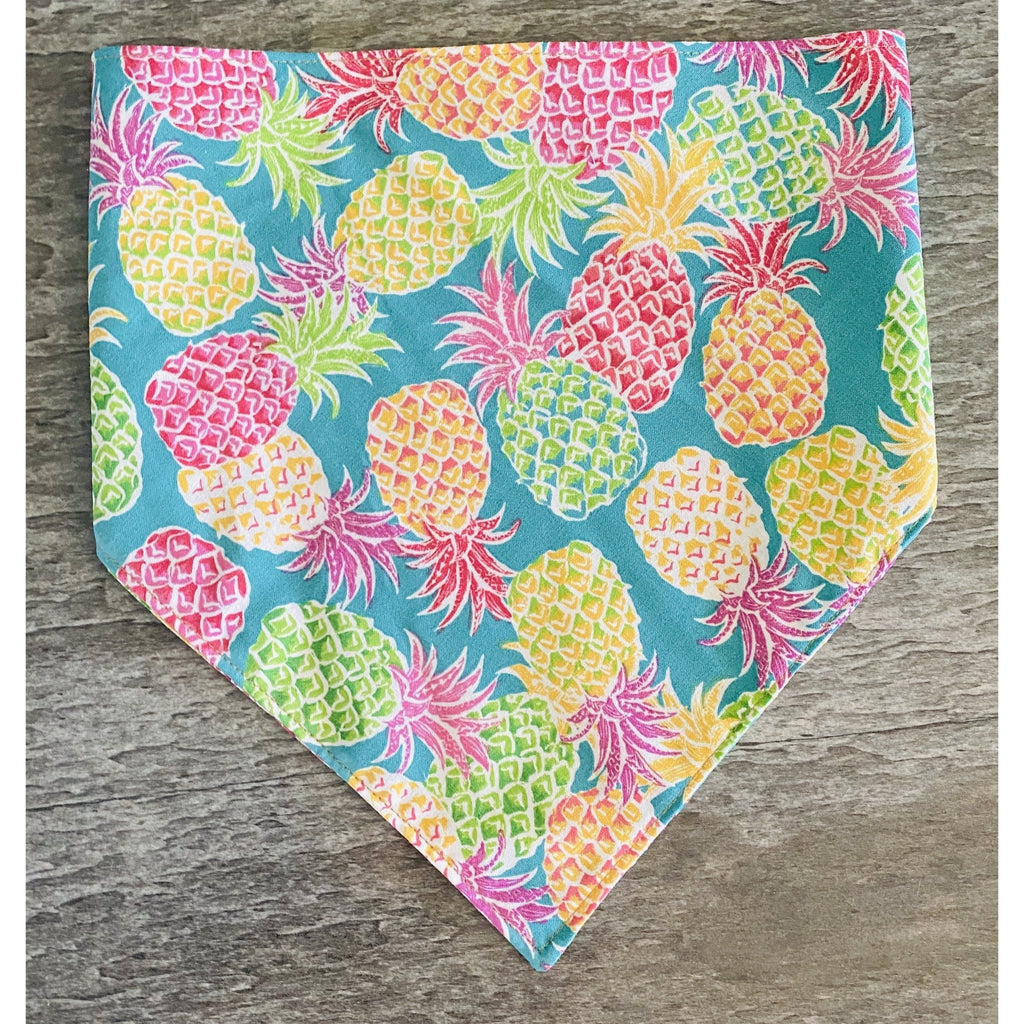 Pineapple Dog Bandanna - Jersey Border Collars