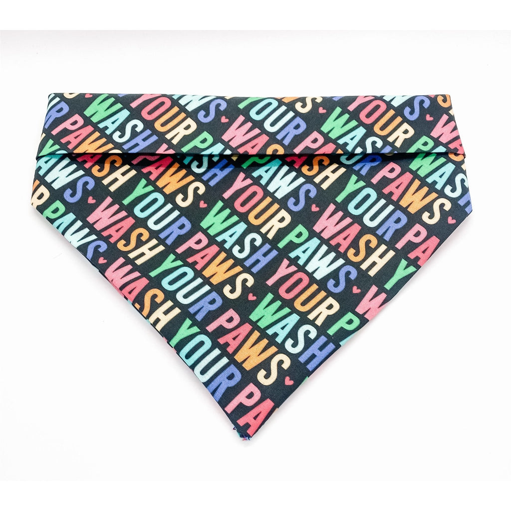 Wash Your Paws Bandana - Jersey Border Collars