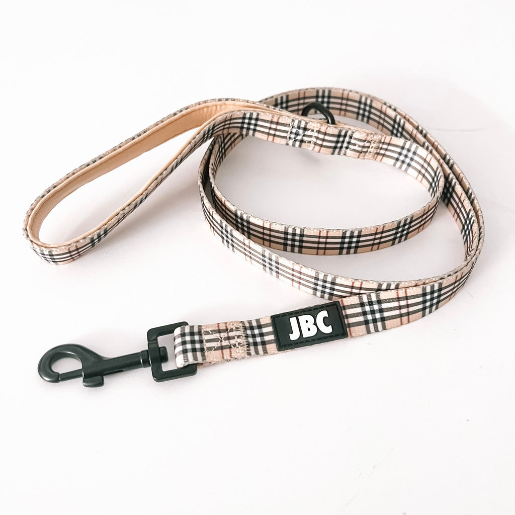 Barkberry Plaid Leash - Jersey Border Collars