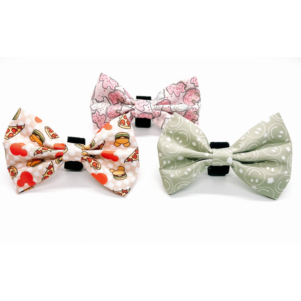 Mickey Fast Food Bow Tie - Jersey Border Collars