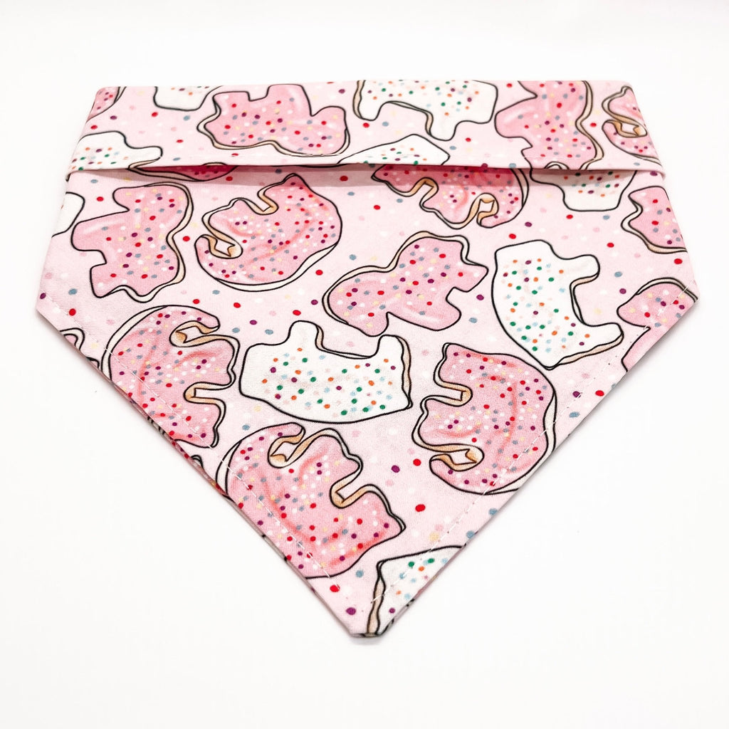 Pink Animal Cracker Bandana - Jersey Border Collars