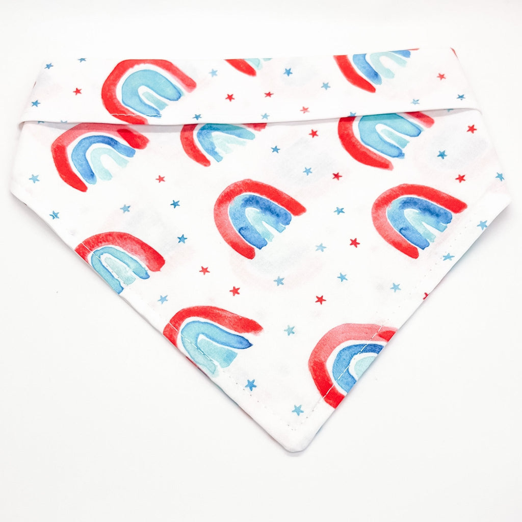 American Rainbow Bandana - Jersey Border Collars