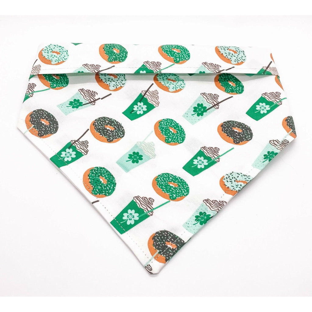 Shamrock Shake & Donuts Bandana - Jersey Border Collars