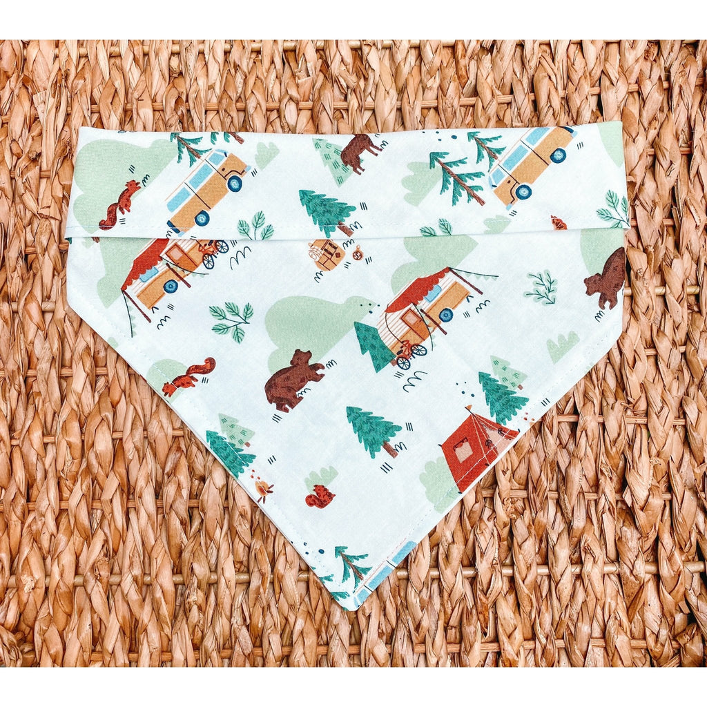 Camp Woodland Bandana - Jersey Border Collars